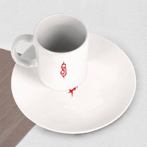 Набор: тарелка + кружка Sliprknot - фото 3