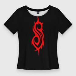 Женская футболка 3D Slim Slipknot