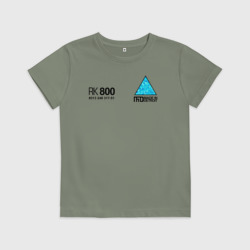 Детская футболка хлопок RK800 Connor на спине