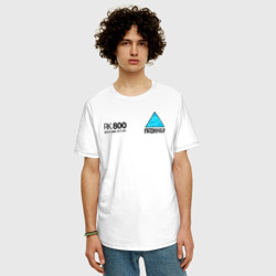Мужская футболка хлопок Oversize RK800 Connor на спине - фото 2