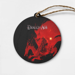 Деревянная игрушка круг Dragon Age