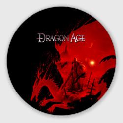 Круглый коврик для мышки Dragon Age