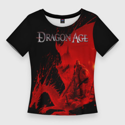 Женская футболка 3D Slim Dragon Age