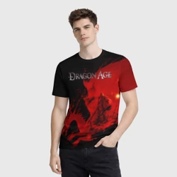 Мужская футболка 3D Dragon Age - фото 2