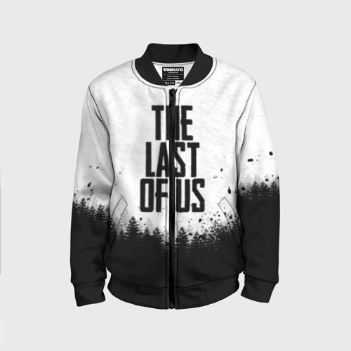 Детский бомбер 3D The Last of Us, цвет черный
