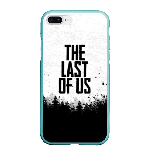 Чехол для iPhone 7Plus/8 Plus матовый The Last of Us, цвет мятный