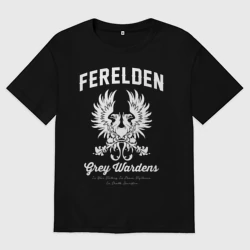 Женская футболка хлопок Oversize Dragon Age