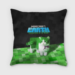 Подушка 3D Minecraft earth - Котик