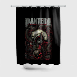 Штора 3D для ванной Pantera