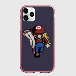 Чехол для iPhone 11 Pro Max матовый Mario Chad
