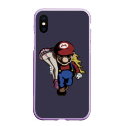 Чехол для iPhone XS Max матовый Mario Chad