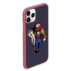 Чехол для iPhone 11 Pro Max матовый Mario Chad - фото 2