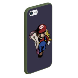 Чехол для iPhone 5/5S матовый Mario Chad - фото 2