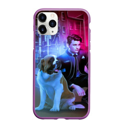 Чехол для iPhone 11 Pro Max матовый Detroit Become Human