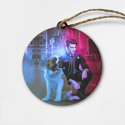 Деревянная игрушка круг Detroit Become Human