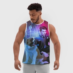 Мужская спортивная майка 3D Detroit Become Human - фото 2