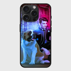 Чехол силиконовый для Apple iPhone 15 Pro матовый Detroit Become Human