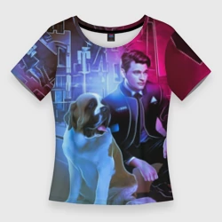 Женская футболка 3D Slim Detroit Become Human