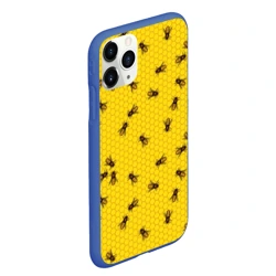 Чехол для iPhone 11 Pro Max матовый Пчелы в сотах - фото 2