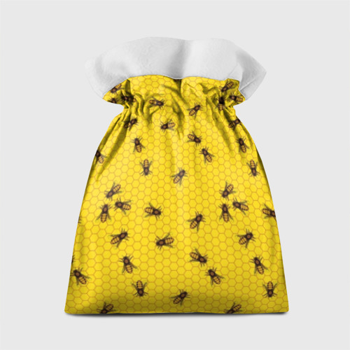 Подарочный 3D мешок Пчелы в сотах - фото 2