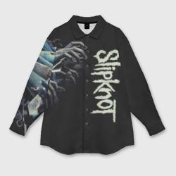 Мужская рубашка oversize 3D Slipknot