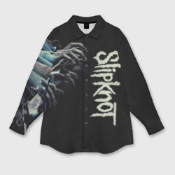 Женская рубашка oversize 3D Slipknot