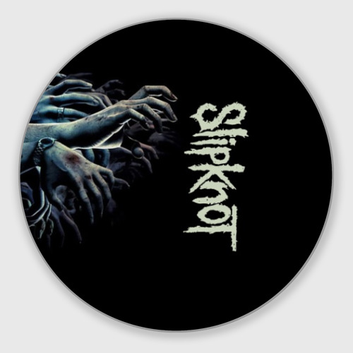 Круглый коврик для мышки Slipknot