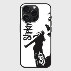Чехол силиконовый для Apple iPhone 15 Pro матовый Slipknot