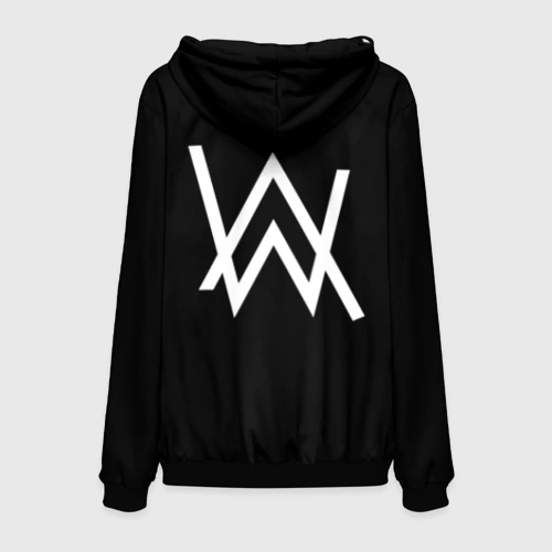 Мужская толстовка 3D с принтом Alan Walker, вид сзади #1