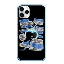 Чехол для iPhone 11 Pro Max матовый Detroit fan art