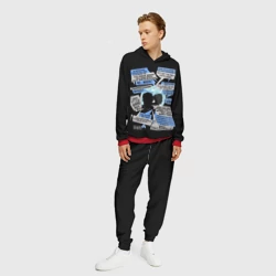 Мужской костюм с толстовкой 3D Detroit fan art - фото 2