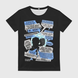 Женская футболка 3D Detroit fan art