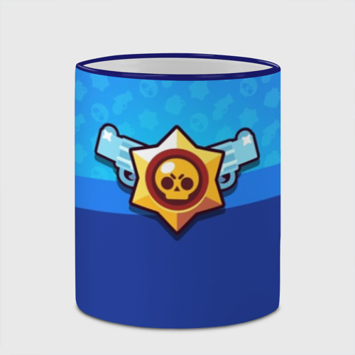 Кружка с полной запечаткой BRAWL STARS, цвет Кант синий - фото 4