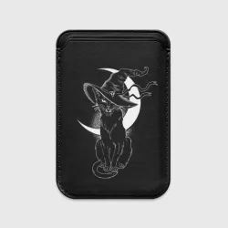 Картхолдер Magsafe магнитный Кошка черная колдунья
