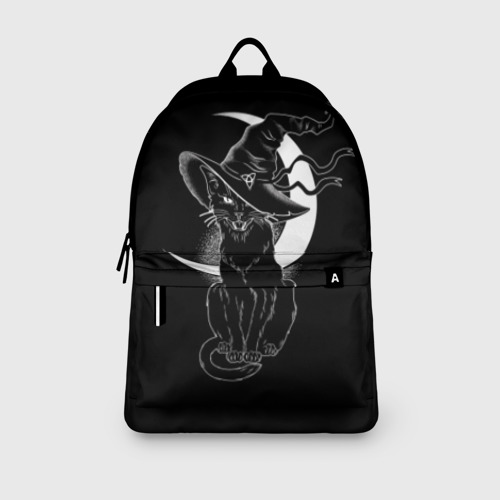 Рюкзак 3D с принтом Кошка колдунья, вид сбоку #3