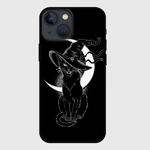 Чехол для iPhone 13 mini Кошка колдунья
