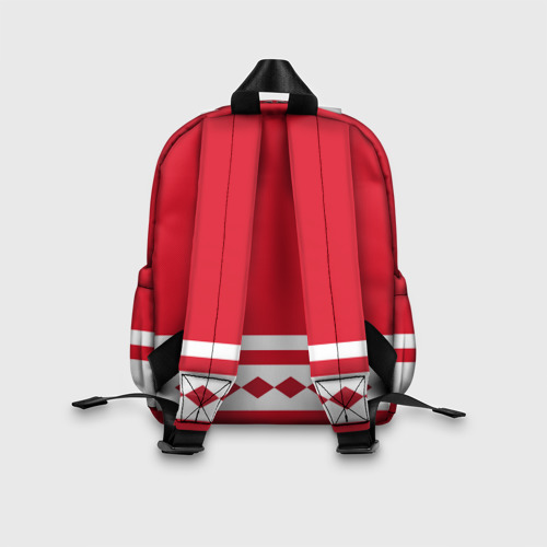 Детский рюкзак 3D с принтом Хоккейный Болельщик СССР, вид сзади #2