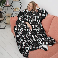 Плед с рукавами Хоккей glitch - фото 2