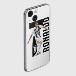 Чехол для iPhone 15 силиконовый с защитой камеры Ronaldo the best - фото 2