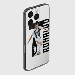 Чехол для iPhone 16 Pro силиконовый с защитой камеры Ronaldo the best - фото 2