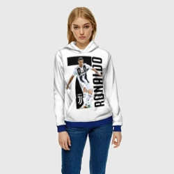 Женская толстовка 3D Ronaldo the best - фото 2