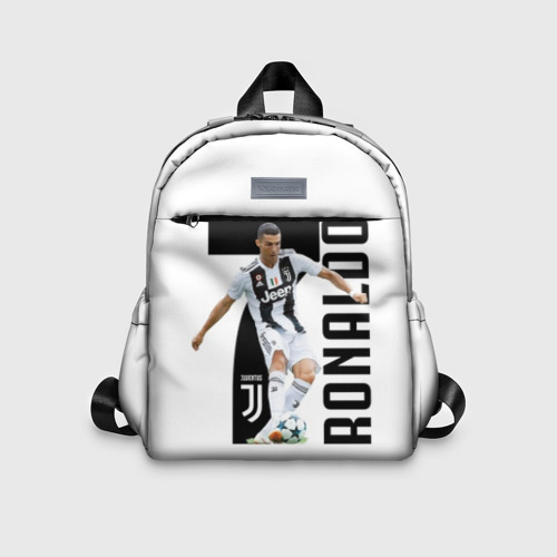 Детский рюкзак 3D с принтом Ronaldo the best, вид спереди #2