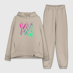 Женский костюм хлопок Oversize Alan Walker