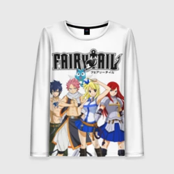 Женский лонгслив 3D Команда Фейри Тейл