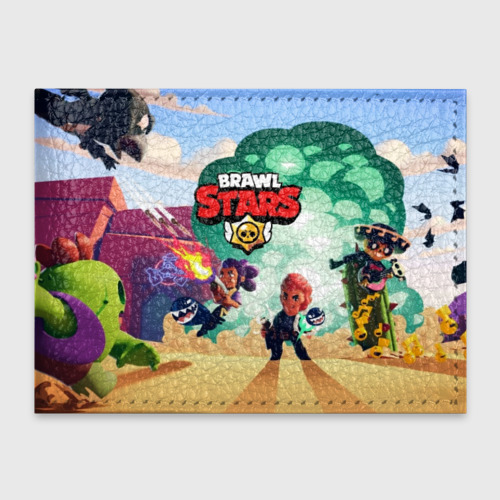 Обложка для студенческого билета BRAWL STARS, цвет оранжевый