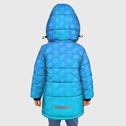 Зимняя куртка для девочек 3D Nita - BRAWL STARS, цвет светло-серый - фото 4