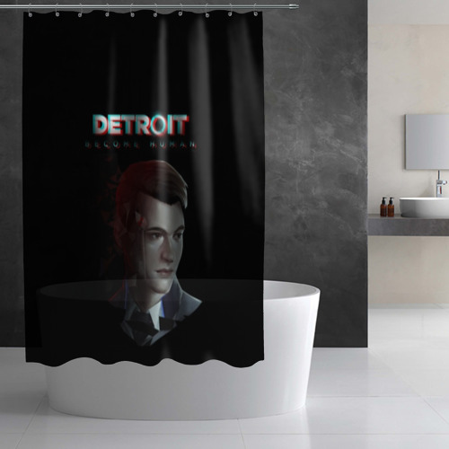 Штора 3D для ванной Detroit: Become Human. - фото 2