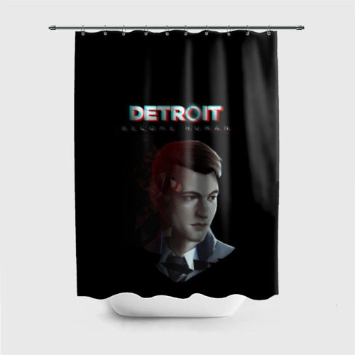 Штора 3D для ванной Detroit: Become Human.