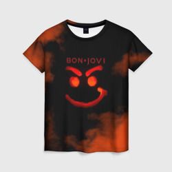 Женская футболка 3D Bon Jovi