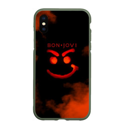 Чехол для iPhone XS Max матовый Bon Jovi